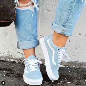 vans blue fog old skool